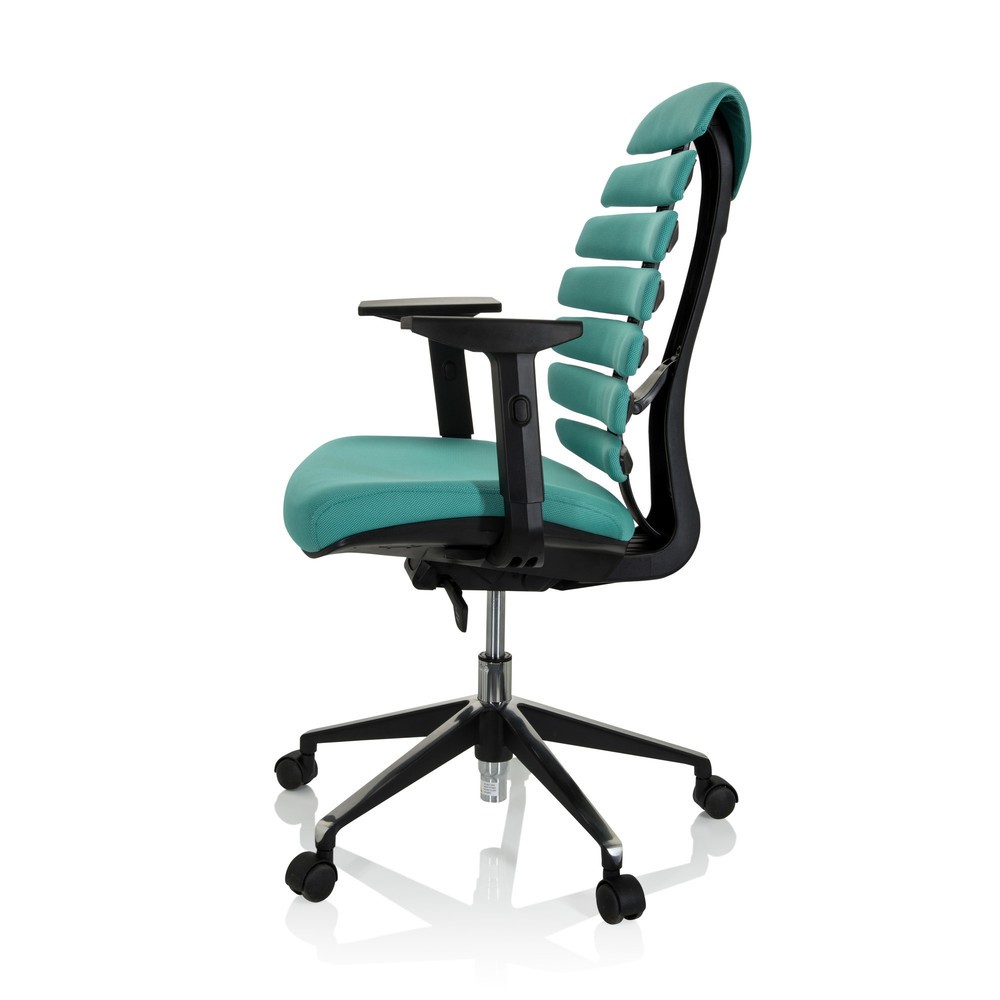 Numéro de l'image du produit 8: Siège de bureau / siège pivotant hjh OFFICE ERGO LINE II tissu, turquoise