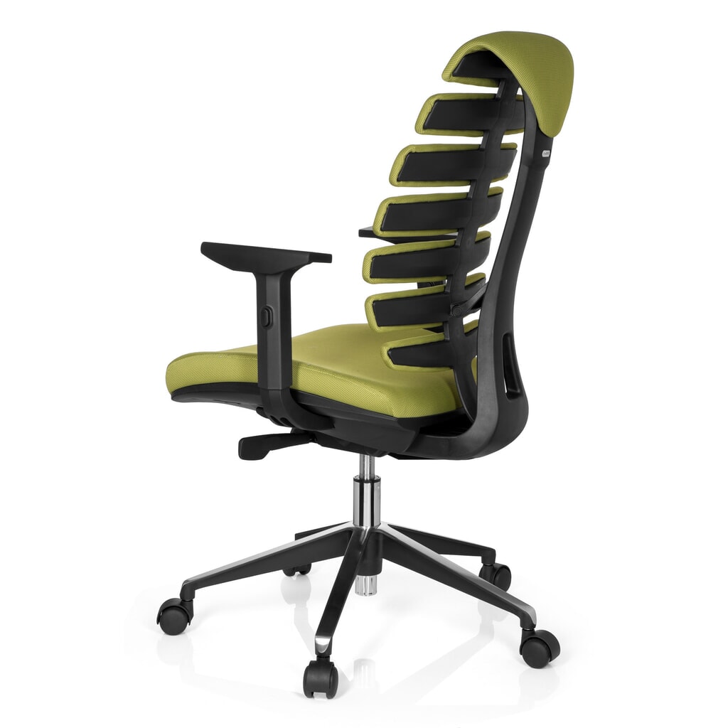 N° de l'image du produit 9 : Siège de bureau / siège pivotant hjh OFFICE ERGO LINE II tissu, vert