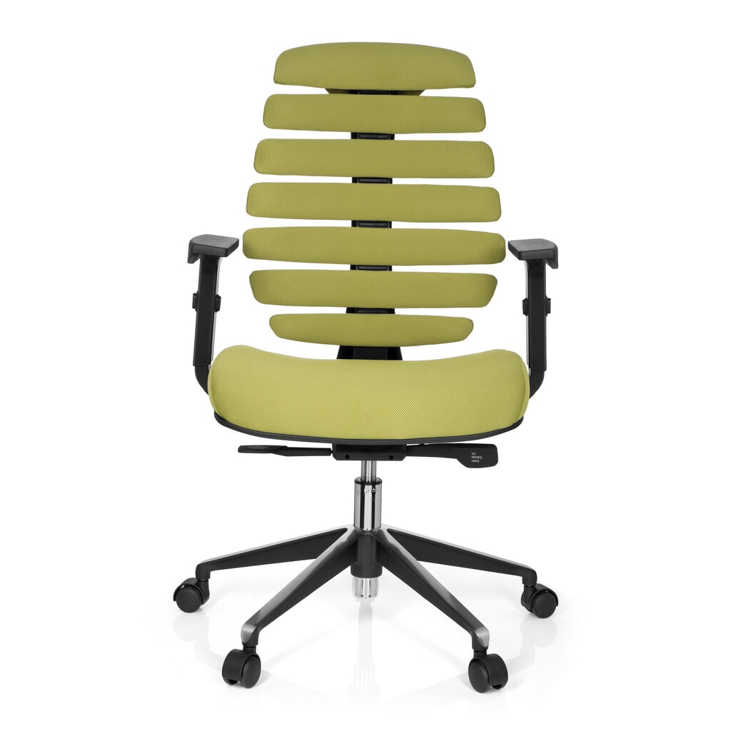 Siège de bureau / siège pivotant hjh OFFICE ERGO LINE II tissu, vert N° de l'image du produit 1 : Siège de bureau / siège pivotant hjh OFFICE ERGO LINE II tissu, vert