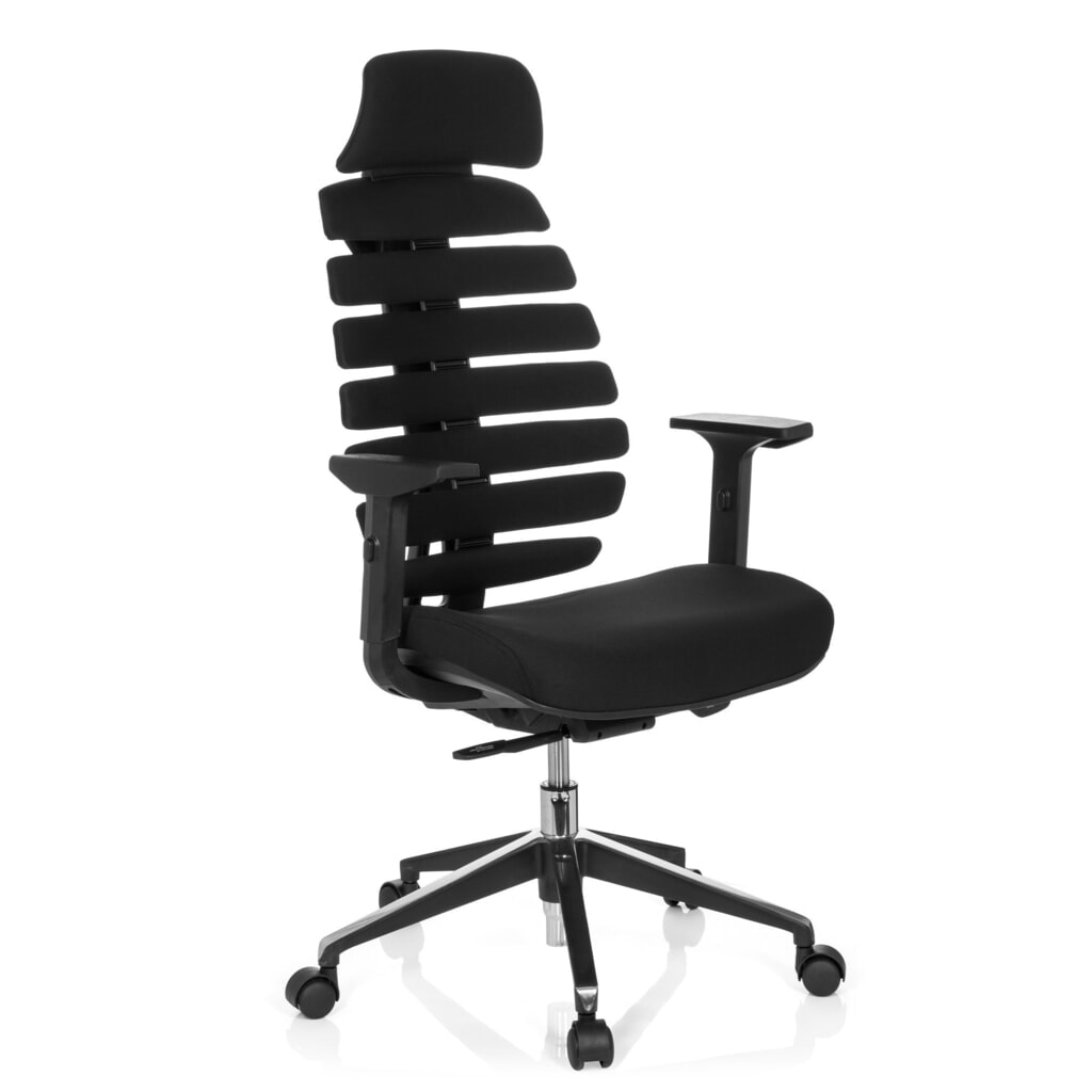 Siège de bureau / siège pivotant hjh OFFICE ERGO LINE II PRO tissu, noir N° de l'image du produit 3 : Siège de bureau / siège pivotant hjh OFFICE ERGO LINE II PRO tissu, noir