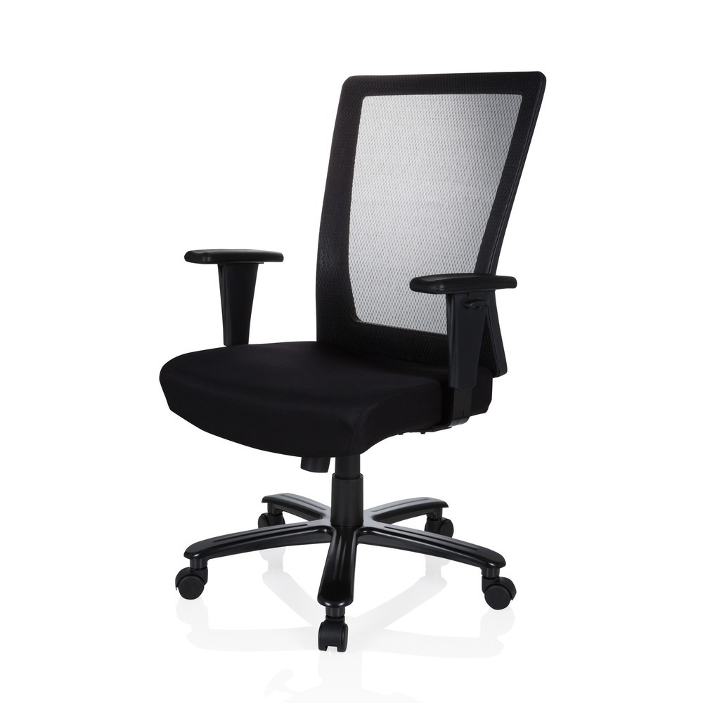 Numéro de l'image du produit 9: Siège de bureau / siège pivotant hjh OFFICE EXTENDER tissu/maille, noir