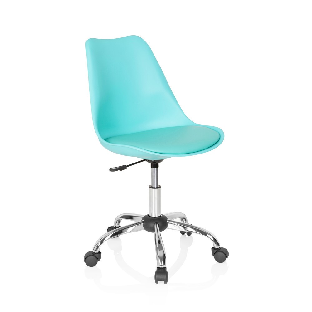 Numéro de l'image du produit 2: Siège de bureau / siège pivotant hjh OFFICE FANCY PRO similicuir, turquoise