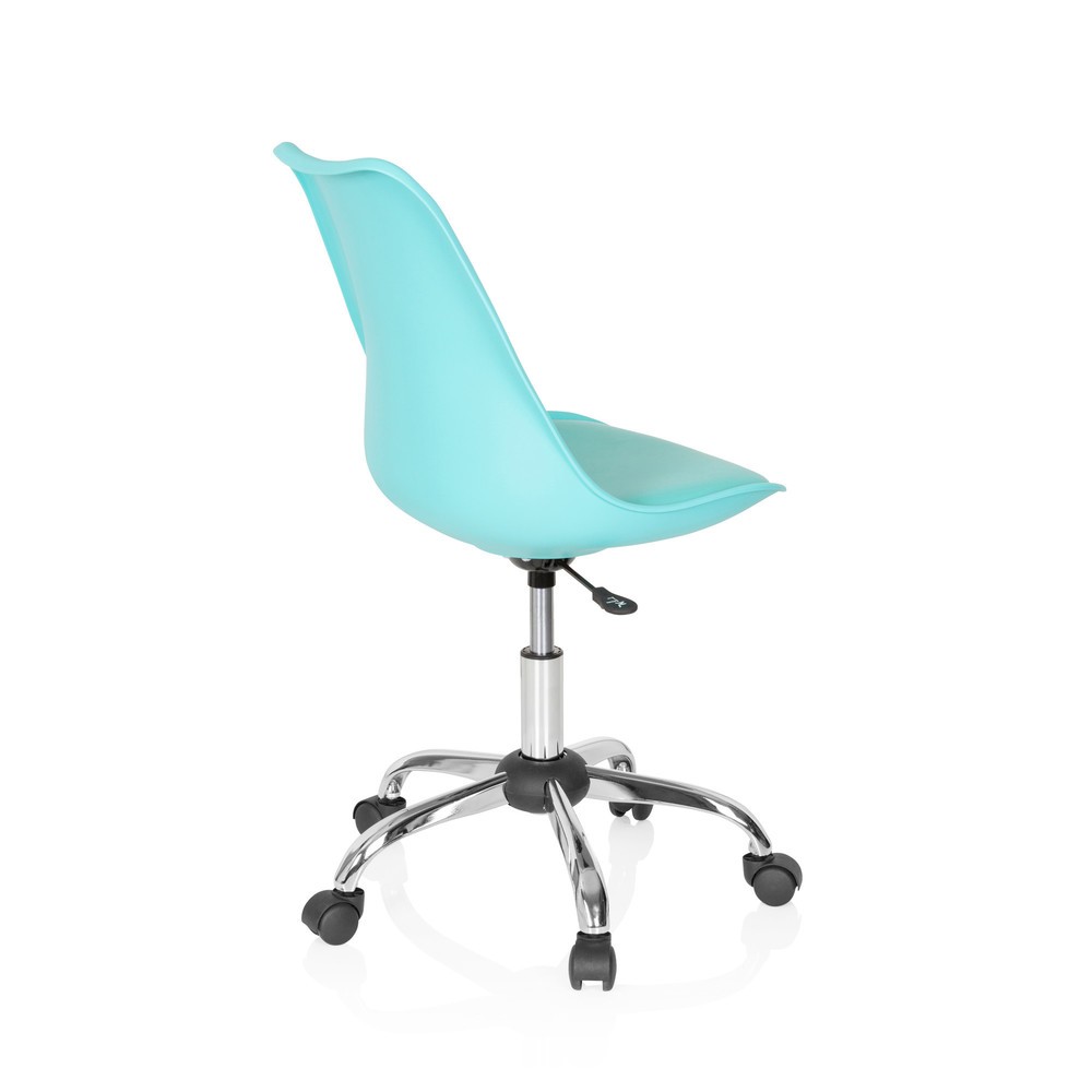 Numéro de l'image du produit 4: Siège de bureau / siège pivotant hjh OFFICE FANCY PRO similicuir, turquoise