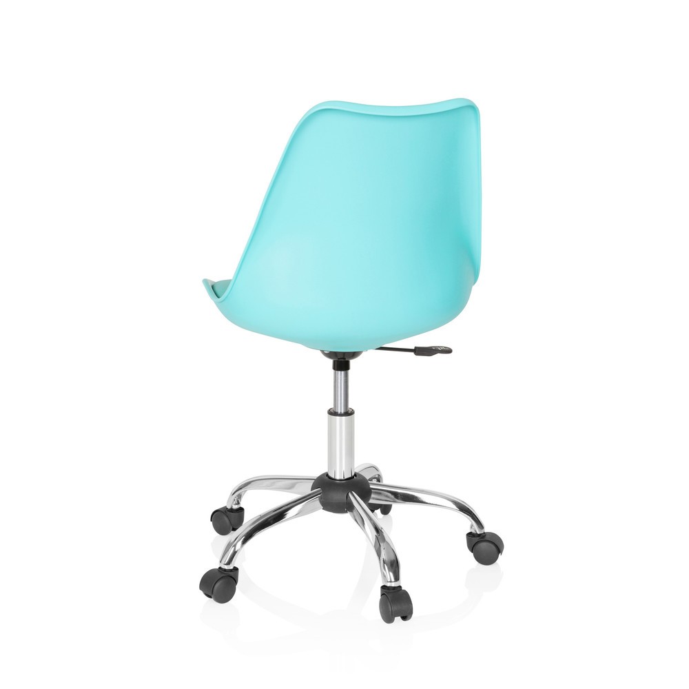 Numéro de l'image du produit 6: Siège de bureau / siège pivotant hjh OFFICE FANCY PRO similicuir, turquoise