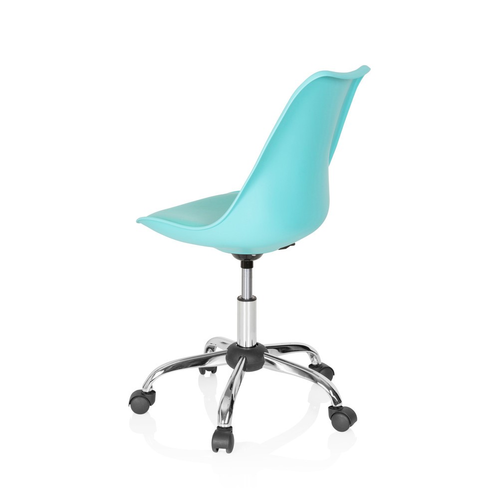 Numéro de l'image du produit 7: Siège de bureau / siège pivotant hjh OFFICE FANCY PRO similicuir, turquoise