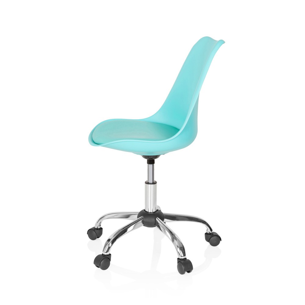 Numéro de l'image du produit 8: Siège de bureau / siège pivotant hjh OFFICE FANCY PRO similicuir, turquoise