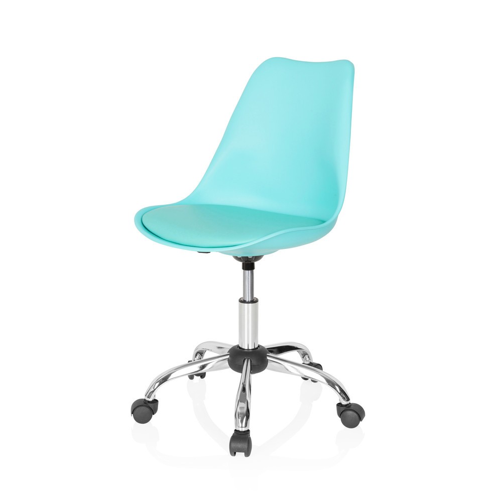 Numéro de l'image du produit 9: Siège de bureau / siège pivotant hjh OFFICE FANCY PRO similicuir, turquoise