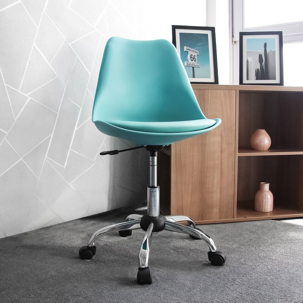 Numéro de l'image du produit 10: Siège de bureau / siège pivotant hjh OFFICE FANCY PRO similicuir, turquoise