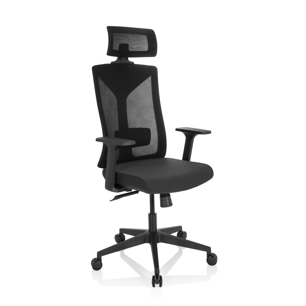 Numéro de l'image du produit 2: Siège de bureau / siège pivotant hjh OFFICE KODIAK tissu/maille, noir