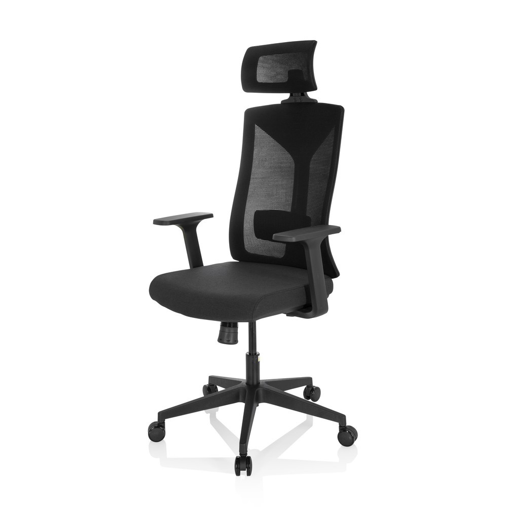 Numéro de l'image du produit 9: Siège de bureau / siège pivotant hjh OFFICE KODIAK tissu/maille, noir