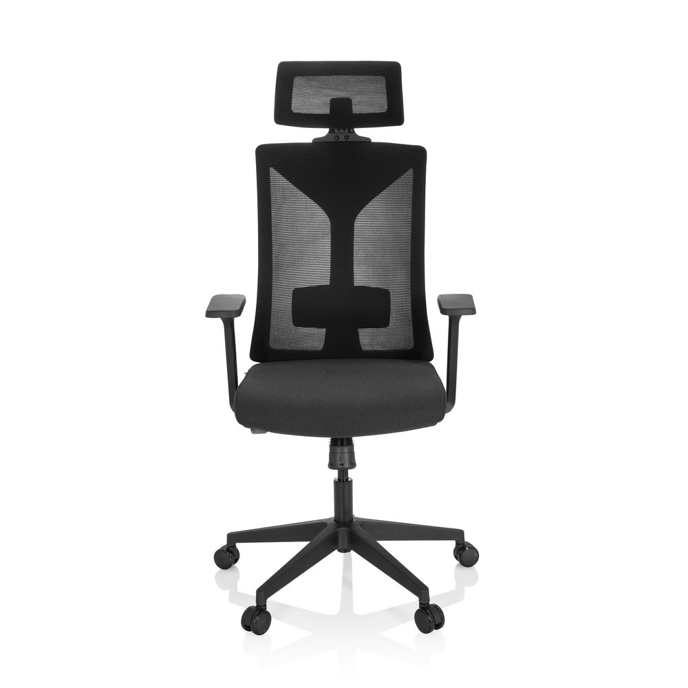 Numéro de l'image du produit 1: Siège de bureau / siège pivotant hjh OFFICE KODIAK tissu/maille, noir