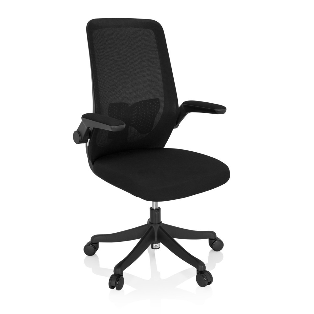 Numéro de l'image du produit 2: Siège de bureau / siège pivotant hjh OFFICE MIKO B tissu/maille, noir