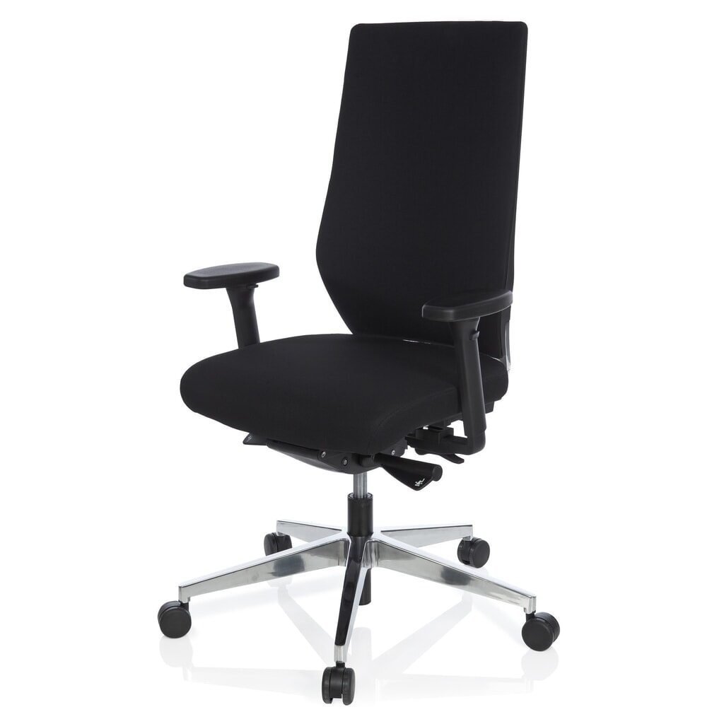 N° de l'image du produit 10 : Siège de bureau / siège pivotant hjh OFFICE PRO-TEC 700 tissu, noir