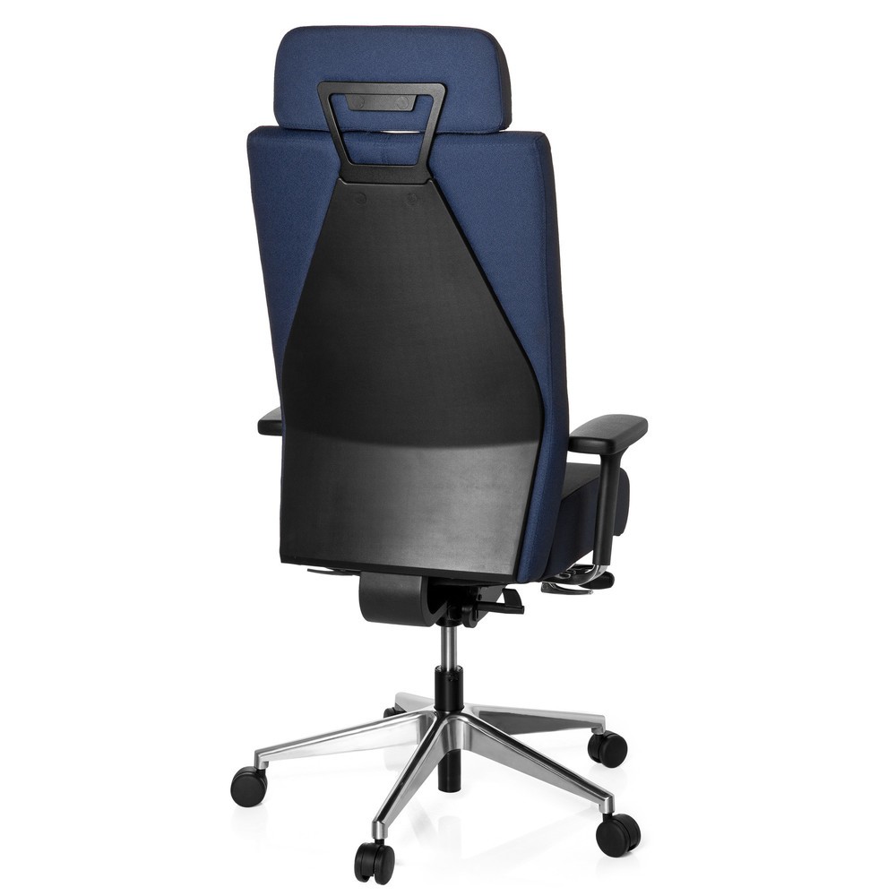 Numéro de l'image du produit 5: Siège de bureau / siège pivotant hjh OFFICE PRO-TEC XXL tissu, bleu