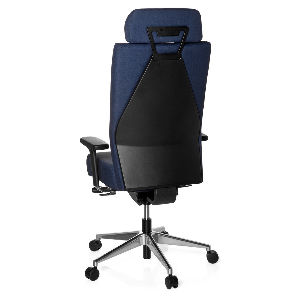 Numéro de l'image du produit 6: Siège de bureau / siège pivotant hjh OFFICE PRO-TEC XXL tissu, bleu