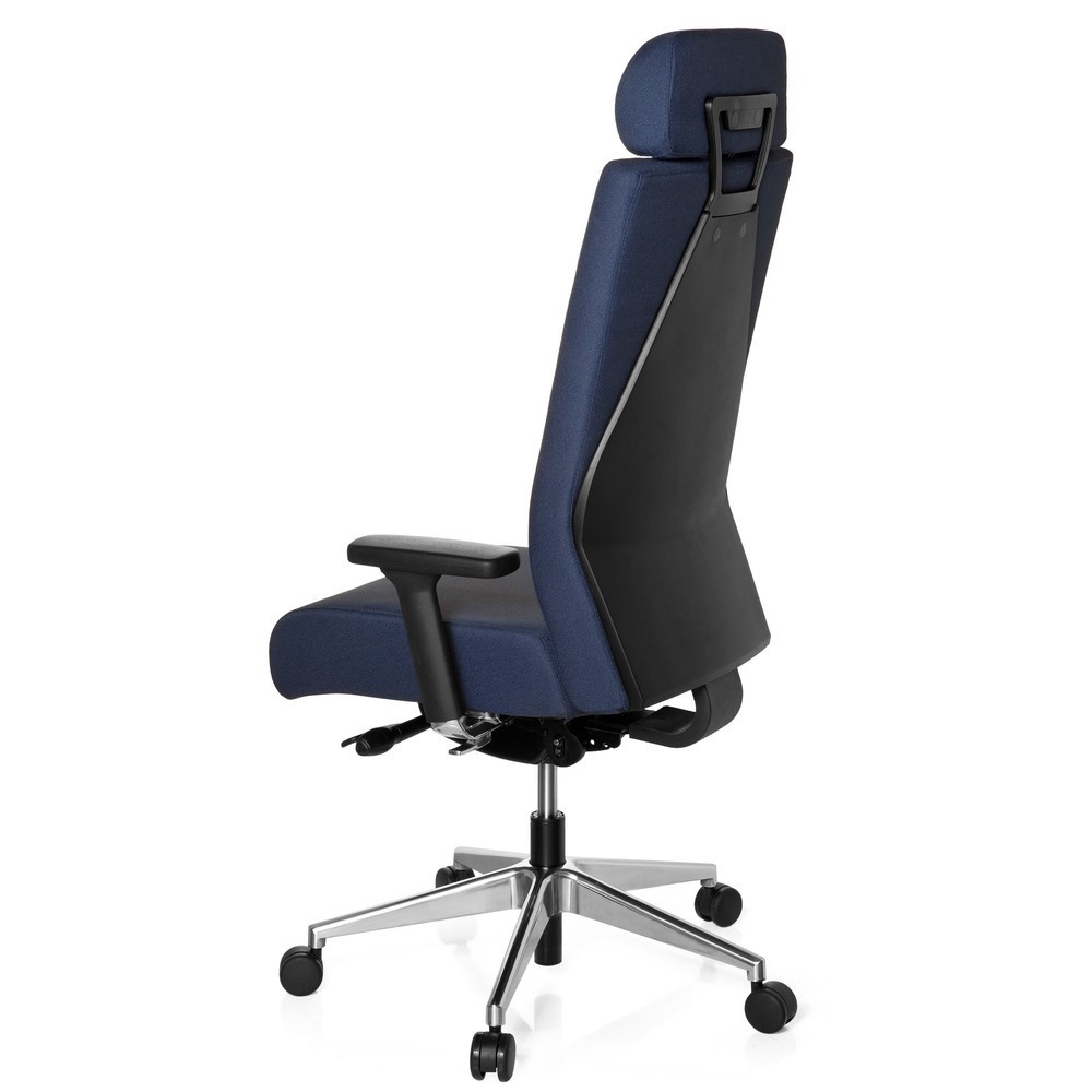 Numéro de l'image du produit 7: Siège de bureau / siège pivotant hjh OFFICE PRO-TEC XXL tissu, bleu