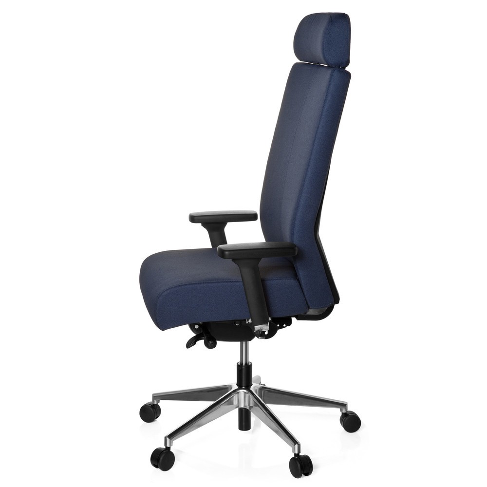 Numéro de l'image du produit 8: Siège de bureau / siège pivotant hjh OFFICE PRO-TEC XXL tissu, bleu