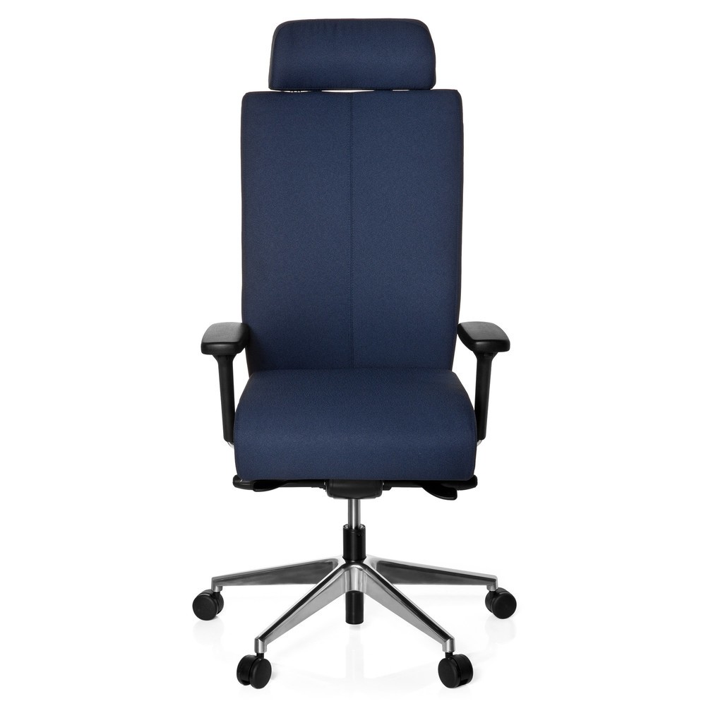 Numéro de l'image du produit 1: Siège de bureau / siège pivotant hjh OFFICE PRO-TEC XXL tissu, bleu