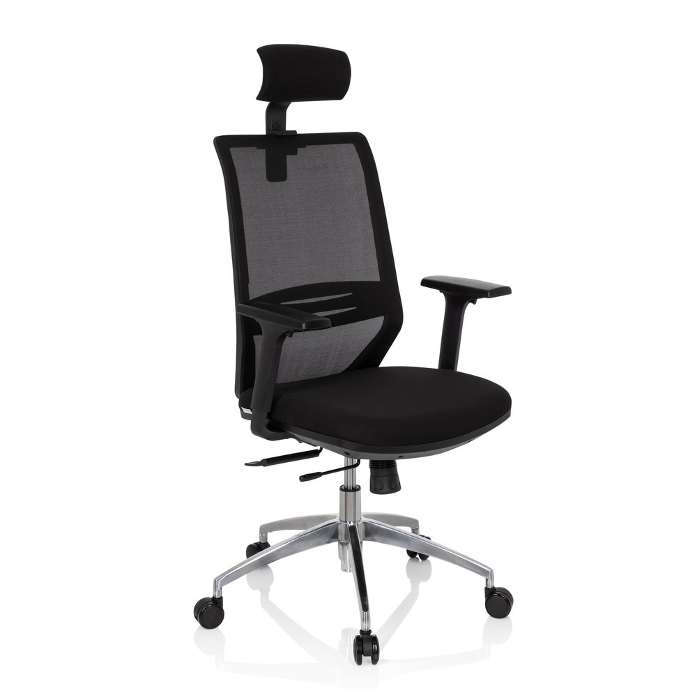 Numéro de l'image du produit 2: Siège de bureau / siège pivotant hjh OFFICE PROFONDO PRO tissu/maille, noir