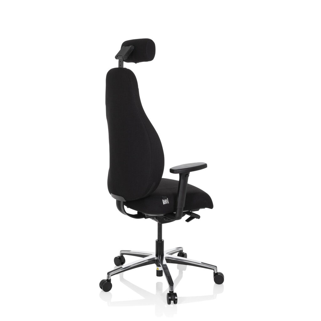 Siège de bureau / siège pivotant hjh OFFICE RESISTIO tissu, noir N° de l'image du produit 5 : Siège de bureau / siège pivotant hjh OFFICE RESISTIO tissu, noir