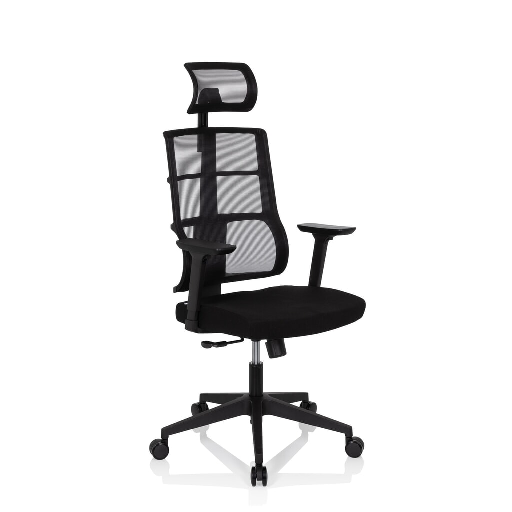 Siège de bureau / siège pivotant hjh OFFICE SPINIO PRO tissu/maille, noir N° de l'image du produit 3 : Siège de bureau / siège pivotant hjh OFFICE SPINIO PRO tissu/maille, noir
