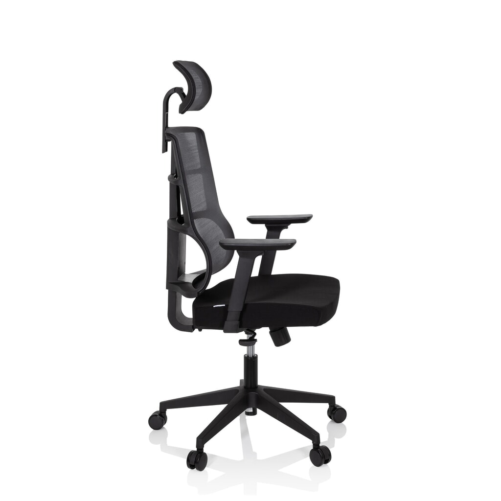 Siège de bureau / siège pivotant hjh OFFICE SPINIO PRO tissu/maille, noir N° de l'image du produit 4 : Siège de bureau / siège pivotant hjh OFFICE SPINIO PRO tissu/maille, noir