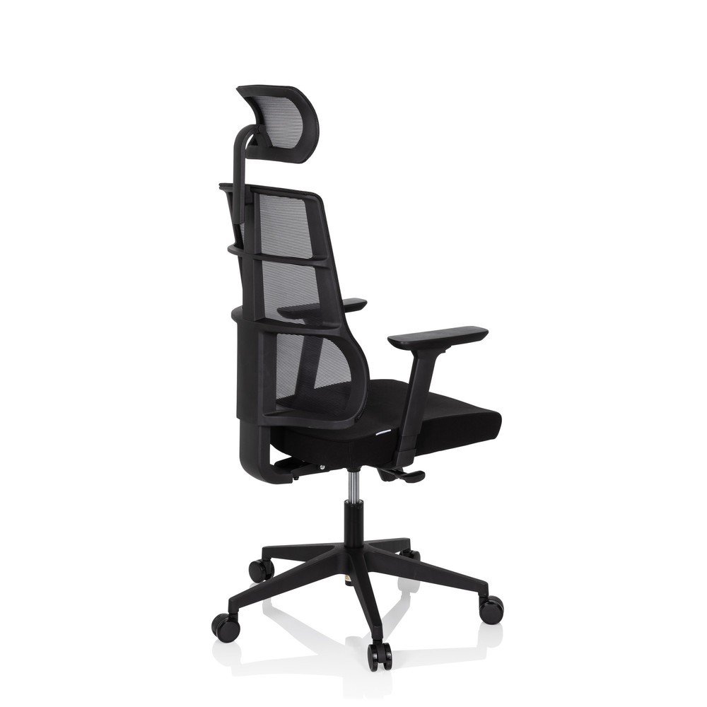 Numéro de l'image du produit 4: Siège de bureau / siège pivotant hjh OFFICE SPINIO PRO tissu/maille, noir