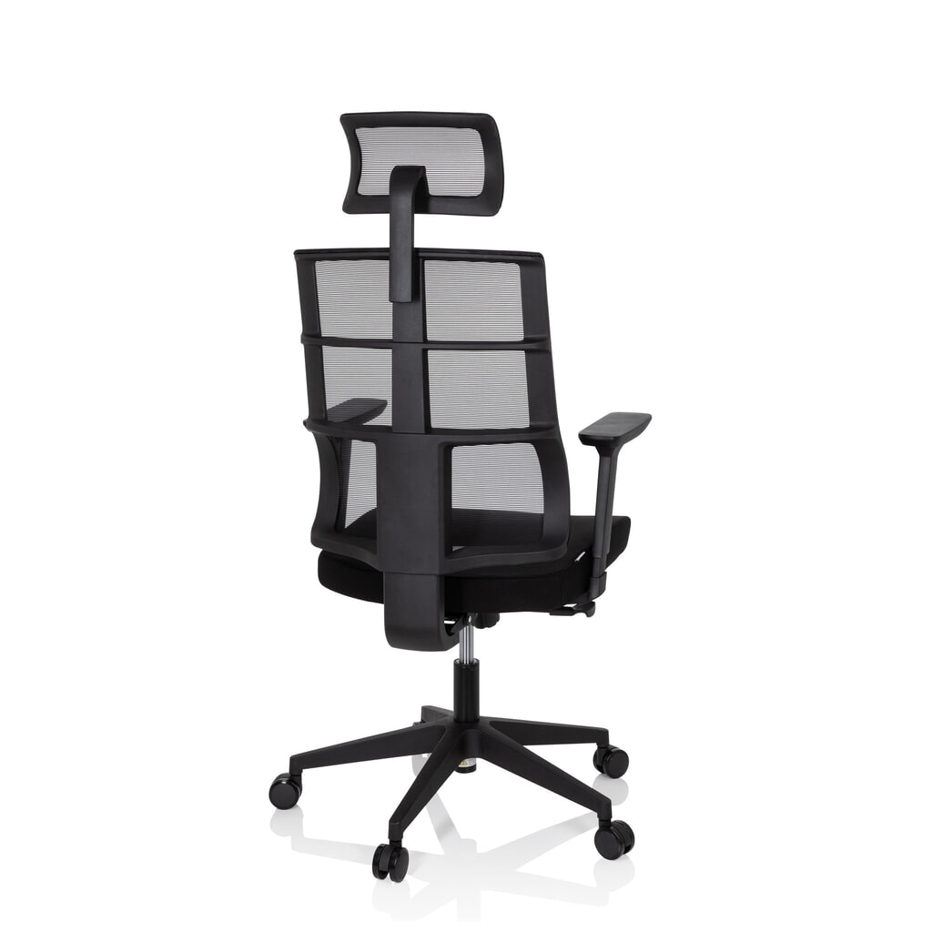 Siège de bureau / siège pivotant hjh OFFICE SPINIO PRO tissu/maille, noir N° de l'image du produit 6 : Siège de bureau / siège pivotant hjh OFFICE SPINIO PRO tissu/maille, noir