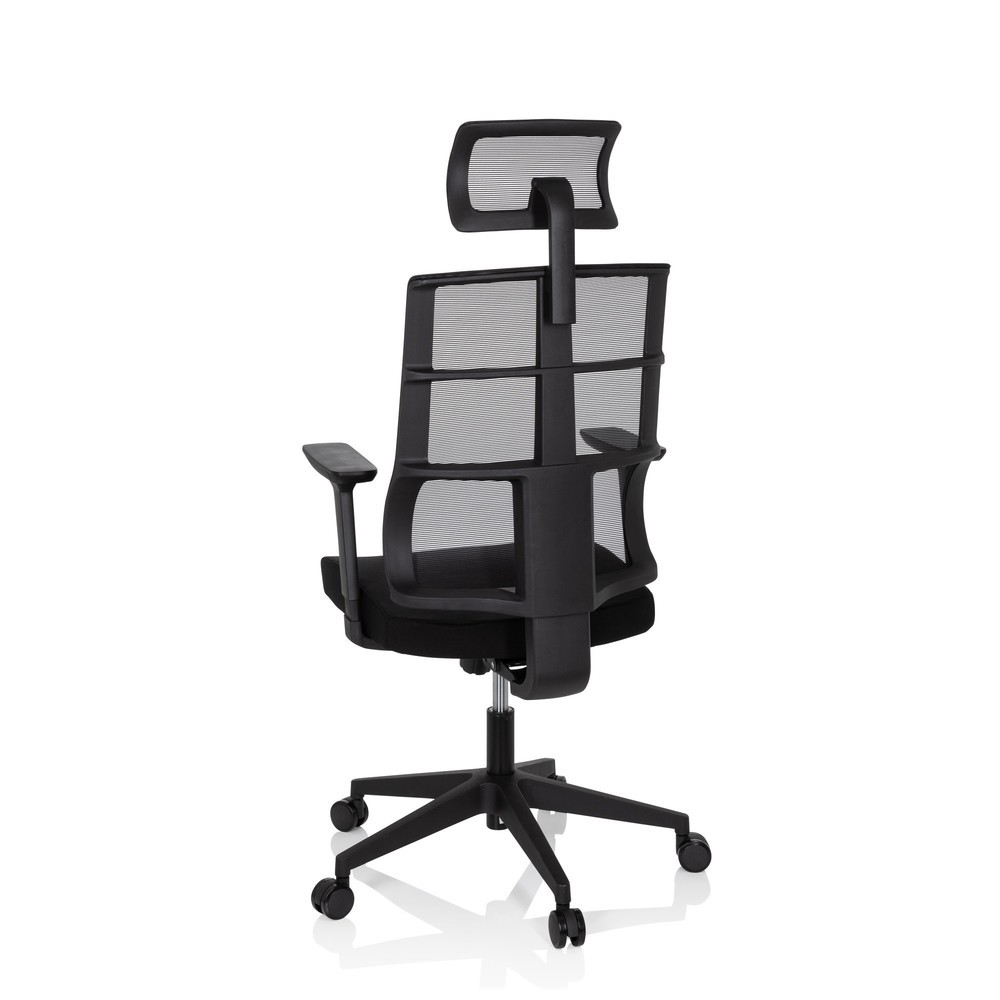 Numéro de l'image du produit 6: Siège de bureau / siège pivotant hjh OFFICE SPINIO PRO tissu/maille, noir