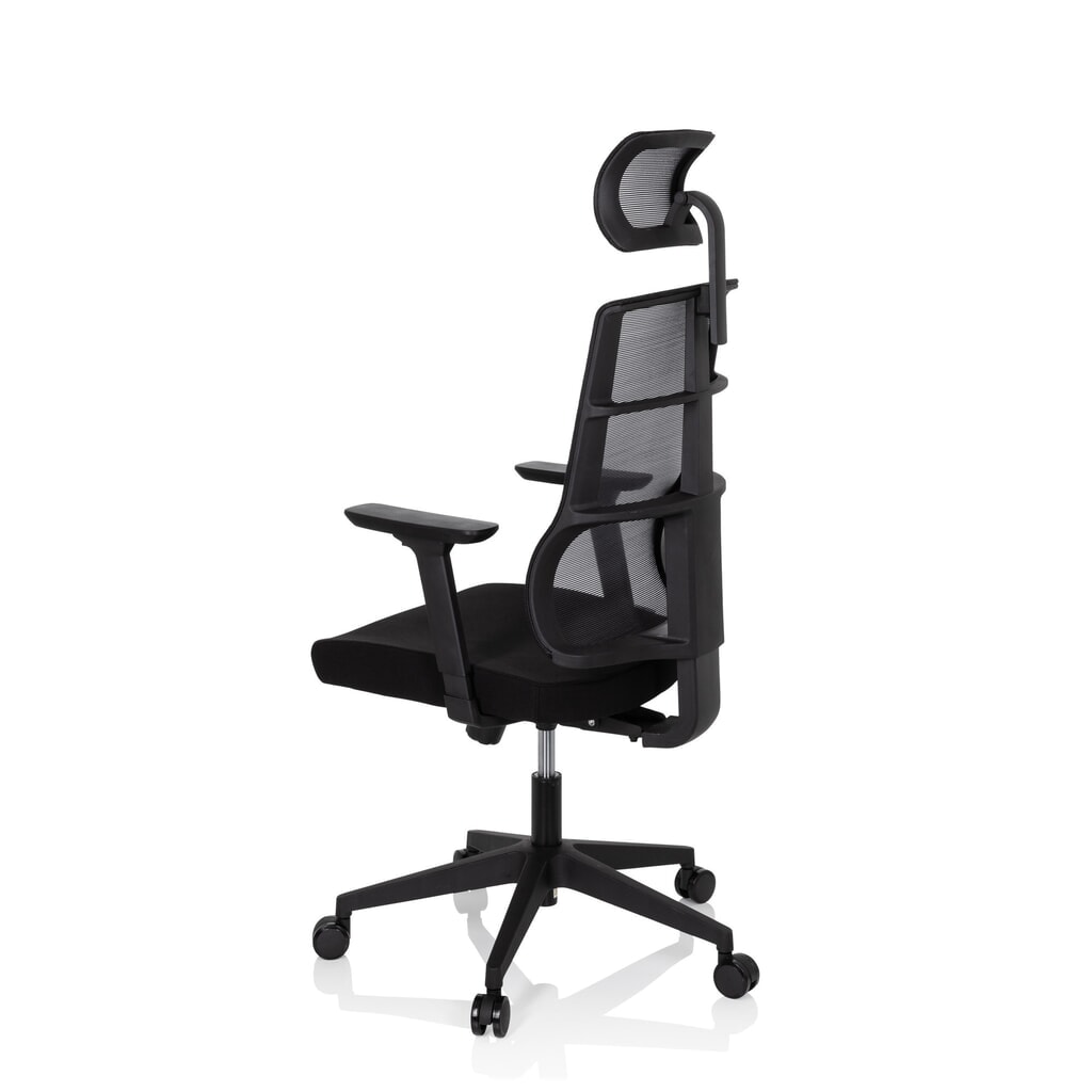 Siège de bureau / siège pivotant hjh OFFICE SPINIO PRO tissu/maille, noir N° de l'image du produit 8 : Siège de bureau / siège pivotant hjh OFFICE SPINIO PRO tissu/maille, noir
