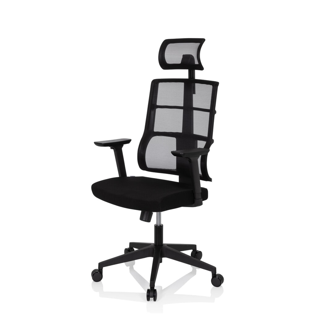 Siège de bureau / siège pivotant hjh OFFICE SPINIO PRO tissu/maille, noir N° de l'image du produit 10 : Siège de bureau / siège pivotant hjh OFFICE SPINIO PRO tissu/maille, noir