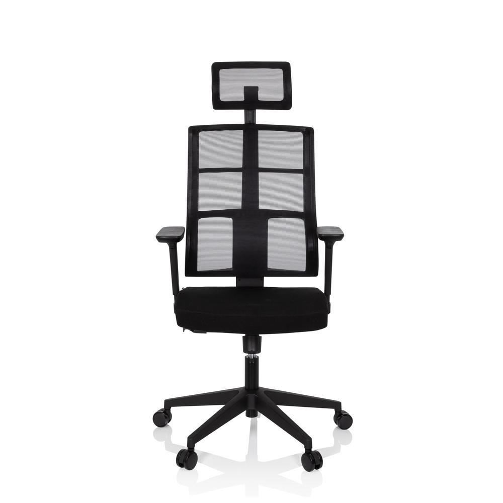Numéro de l'image du produit 1: Siège de bureau / siège pivotant hjh OFFICE SPINIO PRO tissu/maille, noir