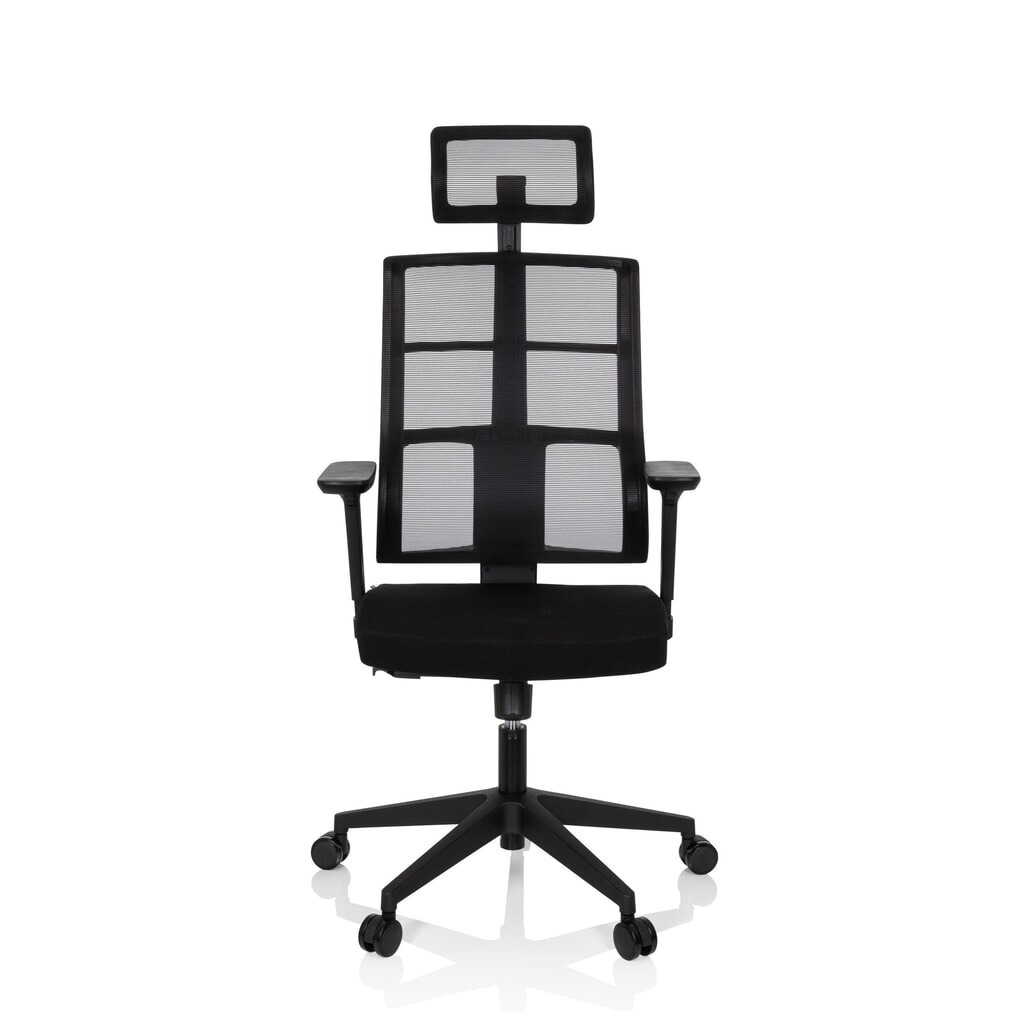 Siège de bureau / siège pivotant hjh OFFICE SPINIO PRO tissu/maille, noir N° de l'image du produit 1 : Siège de bureau / siège pivotant hjh OFFICE SPINIO PRO tissu/maille, noir