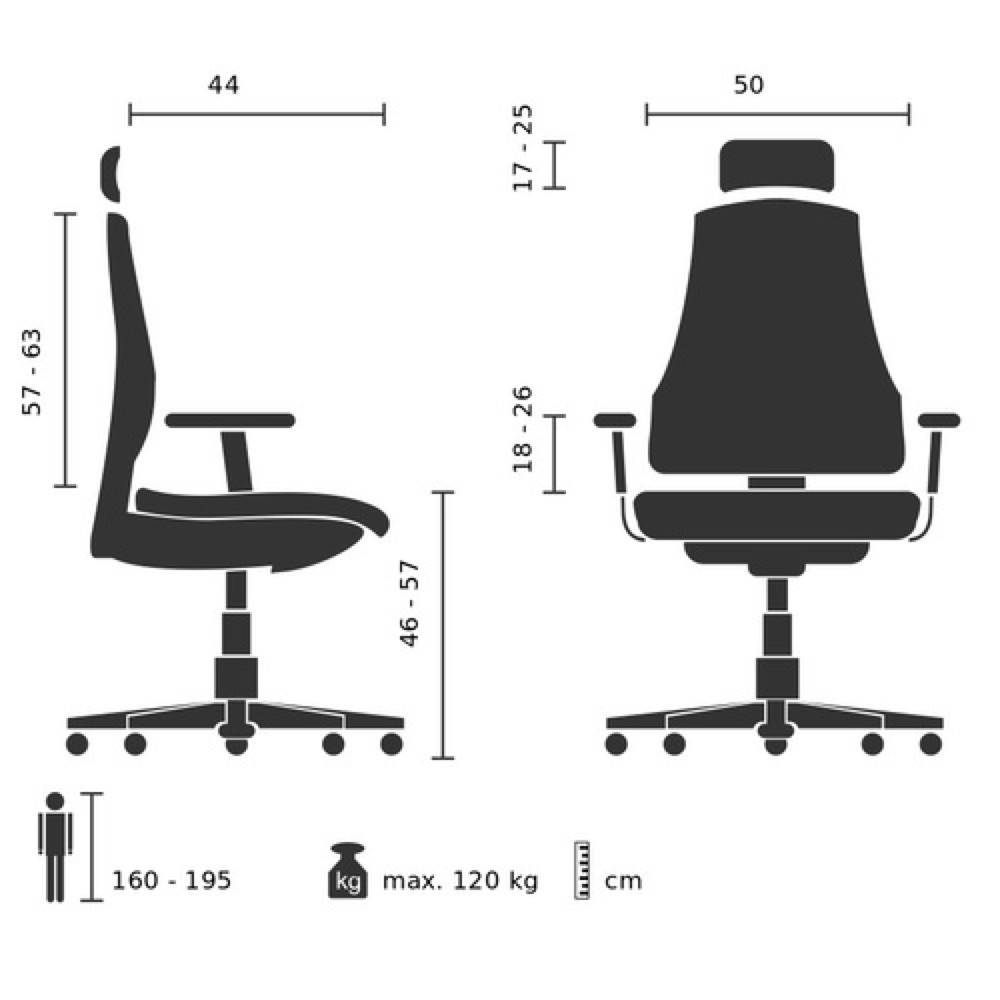 Numéro de l'image du produit 11: Siège de bureau / siège pivotant hjh OFFICE SPINIO PRO tissu/maille, noir