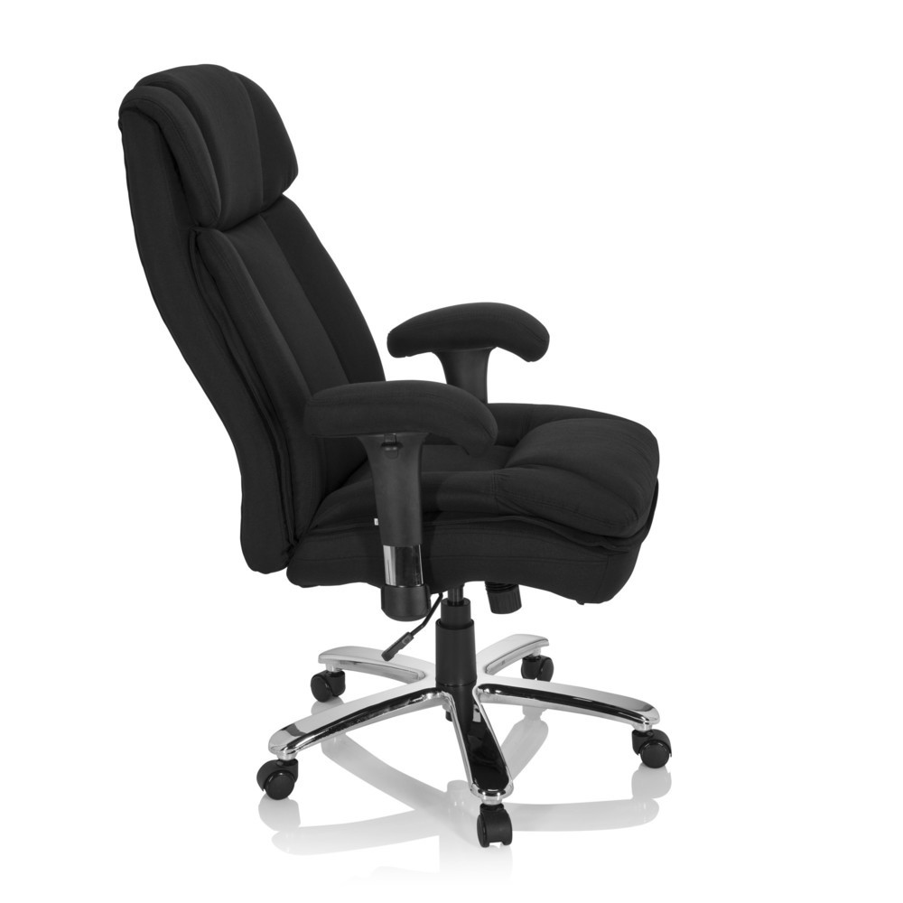 Numéro de l'image du produit 3: Siège pour personne forte / siège de bureau hjh OFFICE BUILDER XXL I tissu, noir