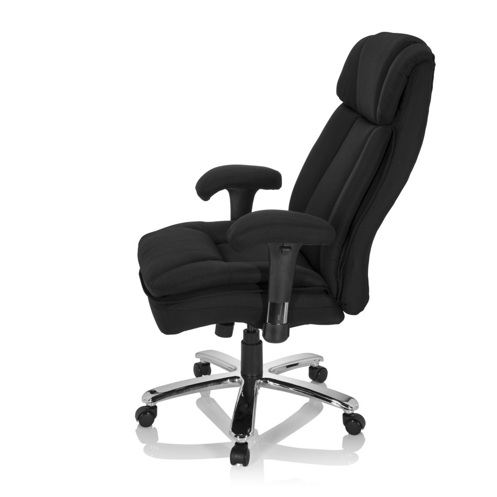 Numéro de l'image du produit 8: Siège pour personne forte / siège de bureau hjh OFFICE BUILDER XXL I tissu, noir