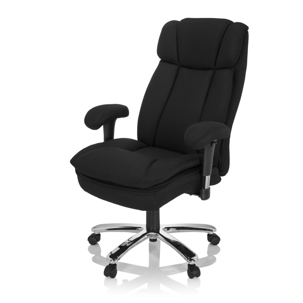 Numéro de l'image du produit 9: Siège pour personne forte / siège de bureau hjh OFFICE BUILDER XXL I tissu, noir