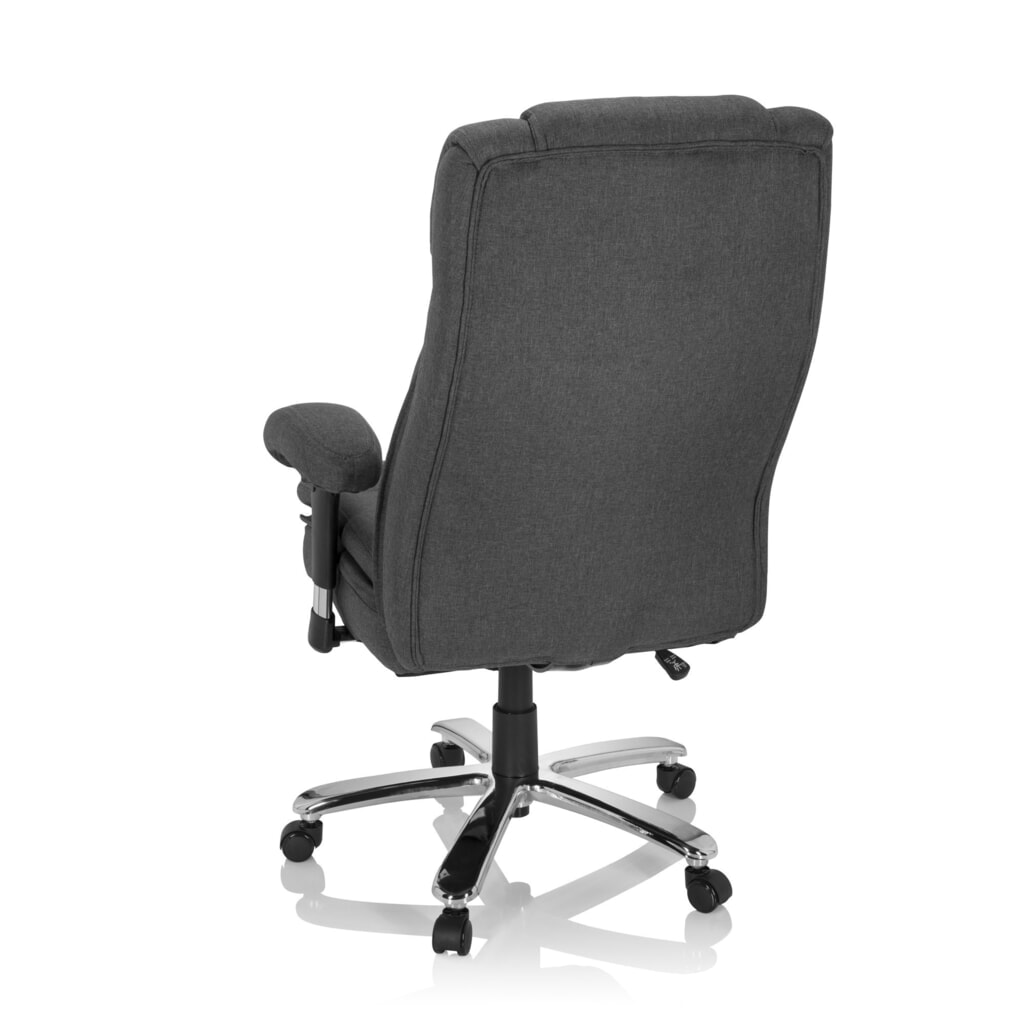 Siège pour personne forte / siège de bureau hjh OFFICE BUILDER XXL I tissu, gris foncé N° de l'image du produit 7 : Siège pour personne forte / siège de bureau hjh OFFICE BUILDER XXL I tissu, gris foncé