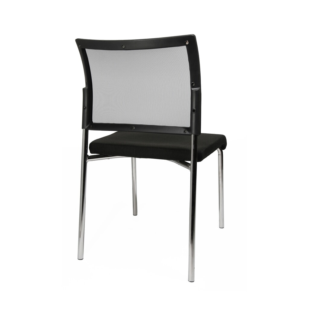 Siège visiteur Topstar® Classic avec dossier résille + piètement 4 pieds, noir N° de l'image du produit 3 : Siège visiteur Topstar® Classic avec dossier résille + piètement 4 pieds, noir