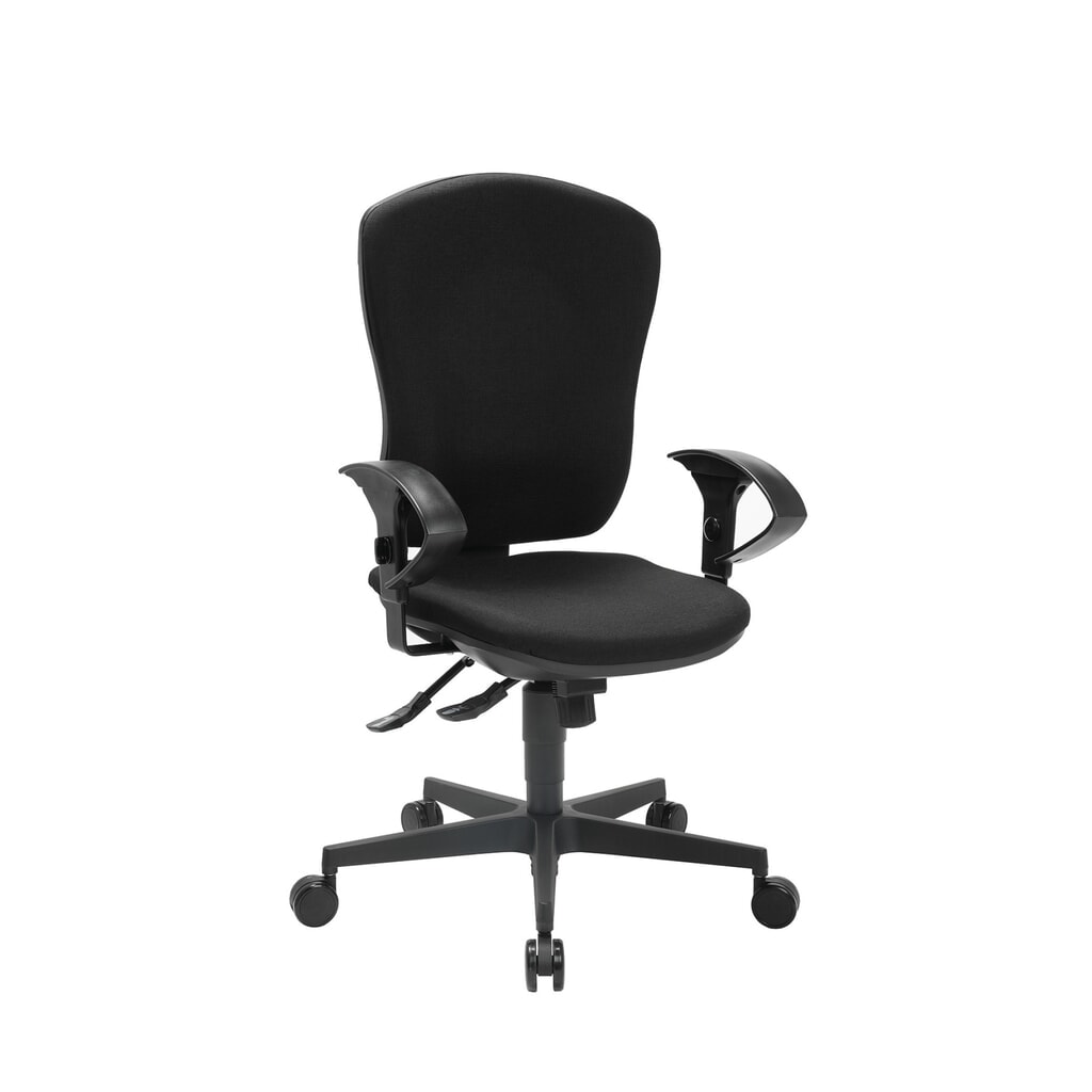 Chaise de bureau SITWELL STEIFENSAND pour disque intervertébral, rembourrage Flash, mécanisme de synchronisation, dossier en tissu, capacité de charge 110 kg N° de l'image du produit 3 : Chaise de bureau SITWELL STEIFENSAND pour disque intervertébral, rembourrage Flash, mécanisme de synchronisation, dossier en tissu, capacité de charge 110 kg
