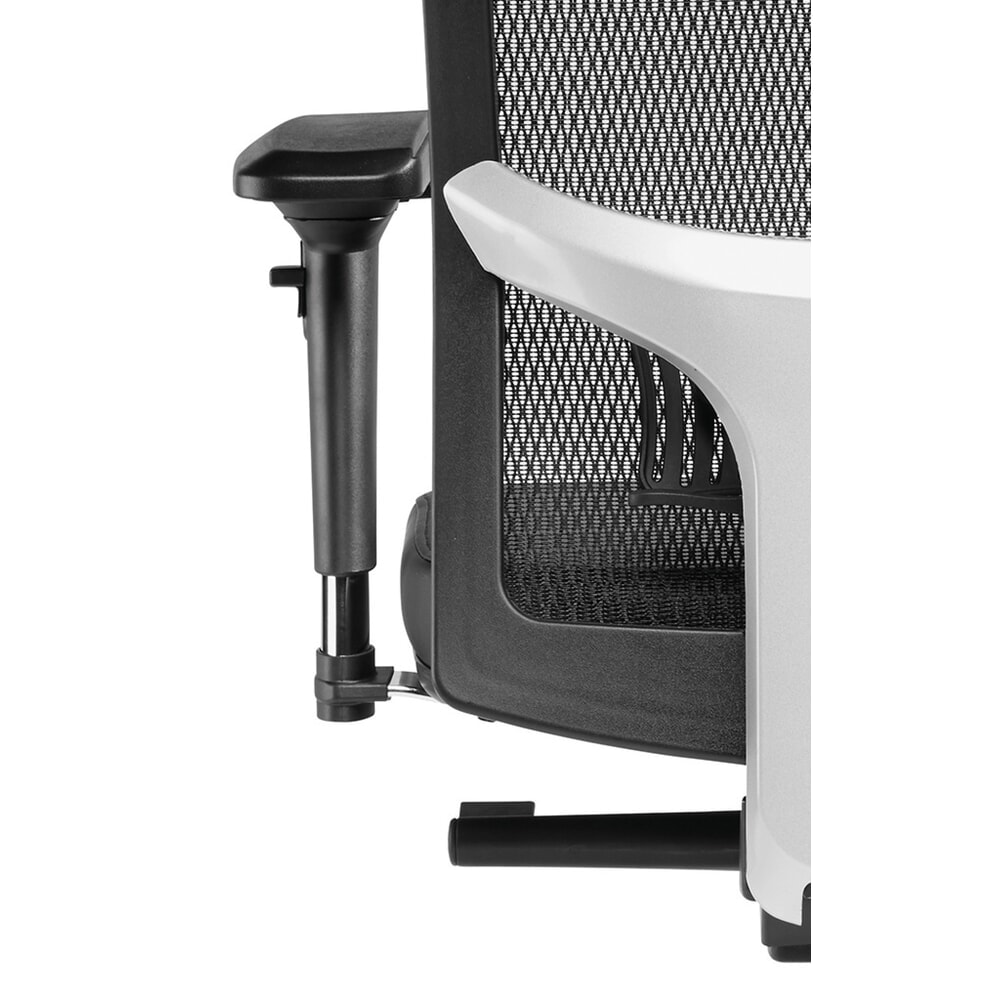 N° de l'image du produit 2 : Chaise de bureau SITWELL STEIFENSAND Liberty, assise en cuir reconstitué, Dossier résille