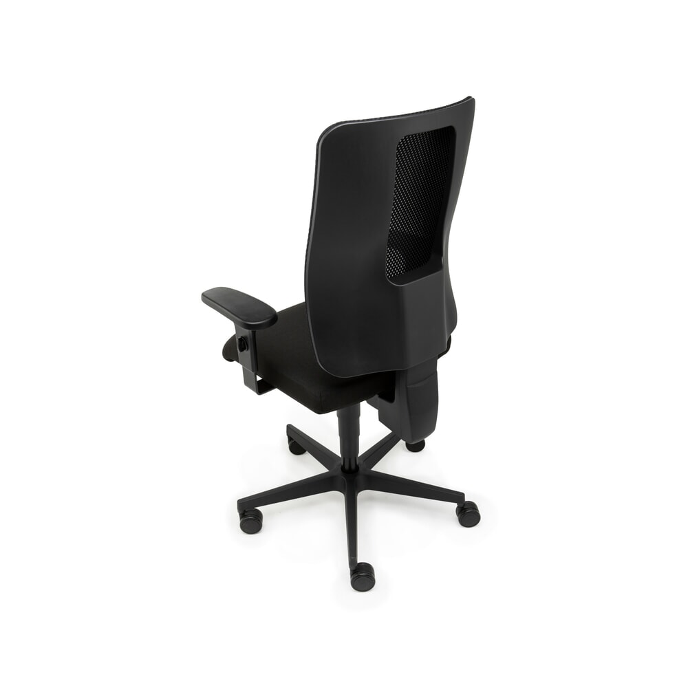 N° de l'image du produit 2 : Chaise de bureau SITWELL STEIFENSAND Straight Net, mécanisme de synchronisation, Accoudoir annulaire réglable en hauteur, Dossier résille