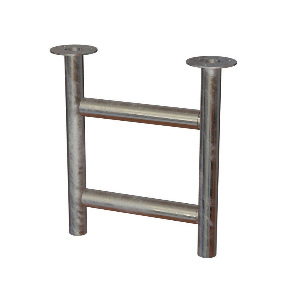 Illustration du produit: Socle à bétonner pour conteneur à déchets RENNER avec capot hémisphérique modèle 7029
