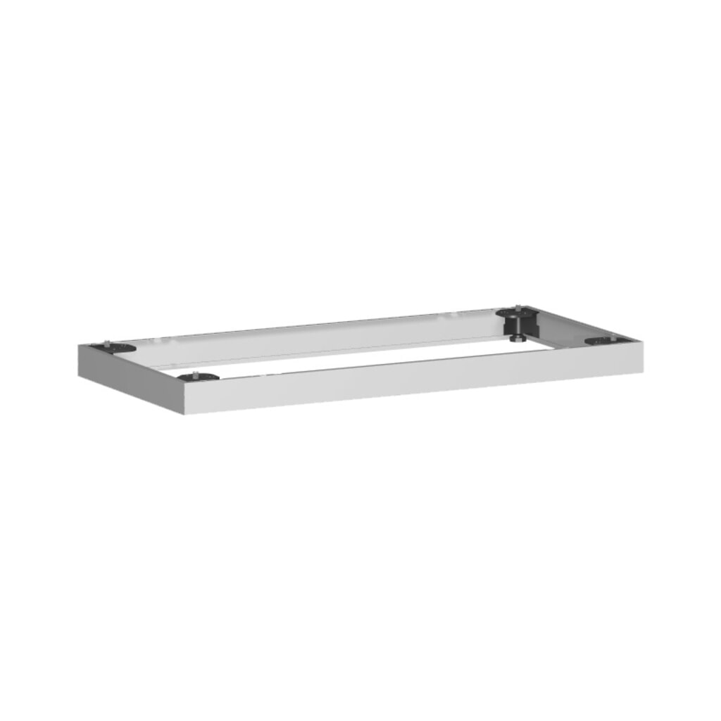 Socle métallique pour armoires de bureau Profi, l x p 50 x 800 mm, argenté Illustration du produit: Socle métallique pour armoires de bureau Profi, l x p 50 x 800 mm, argenté