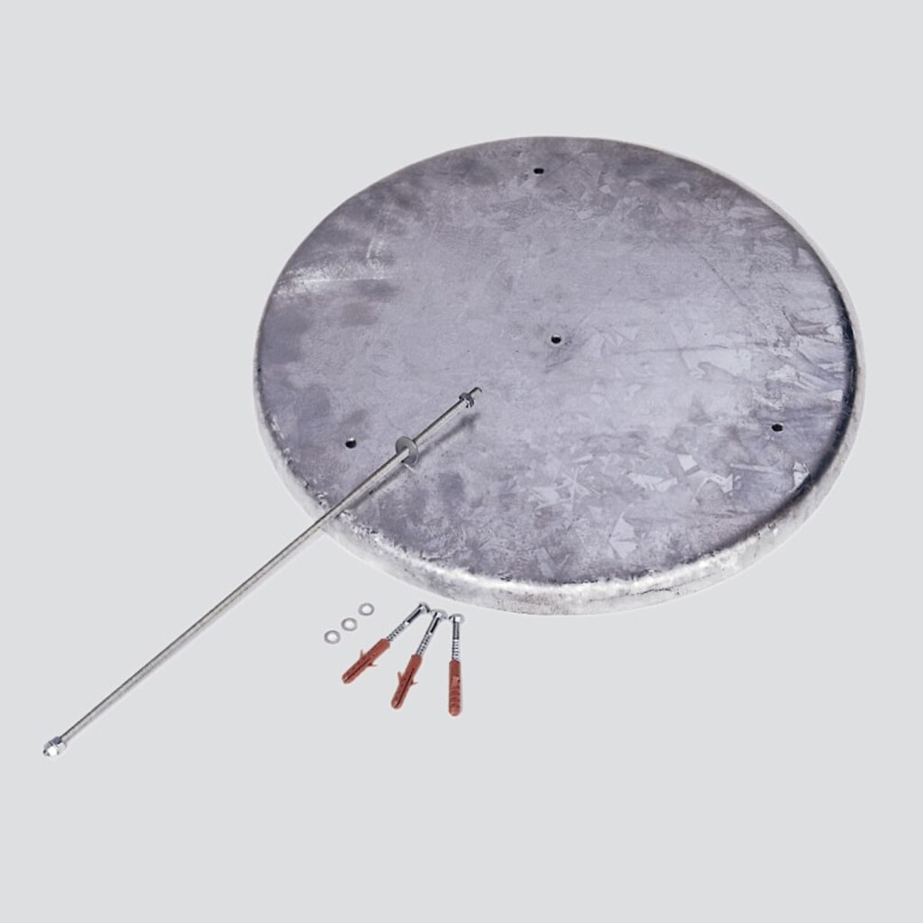 Illustration du produit: Socle pour colonne cendrier VAR® CLASSIC, avec matériel de montage