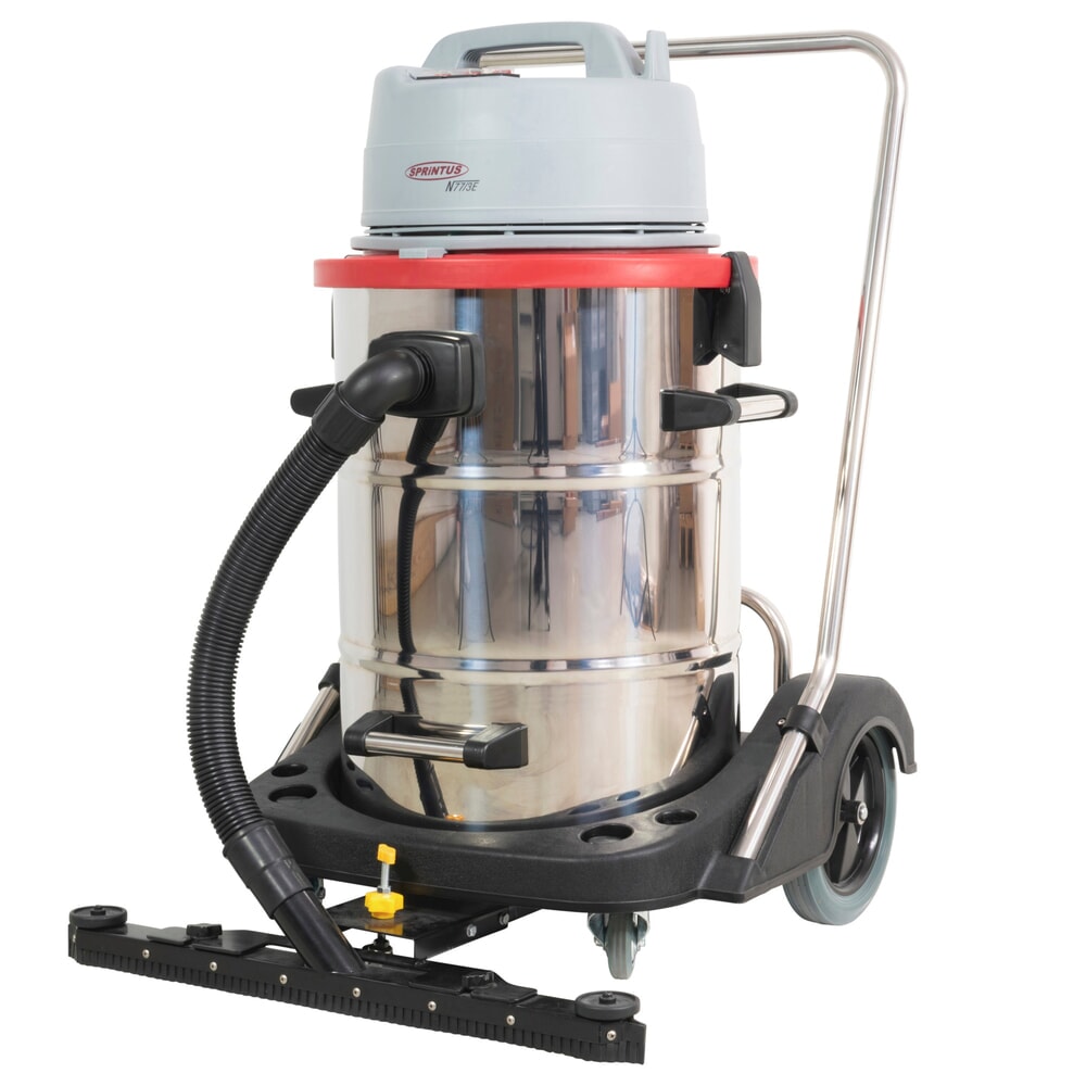 N° de l'image du produit 1 : Aspirateur eau et poussière SPRiNTUS, N 77/3 E, 3 moteurs de turbine commutables, volume du réservoir 77 litres