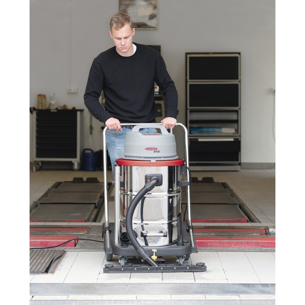 N° de l'image du produit 3 : Aspirateur eau et poussière SPRiNTUS, N 77/3 E, 3 moteurs de turbine commutables, volume du réservoir 77 litres