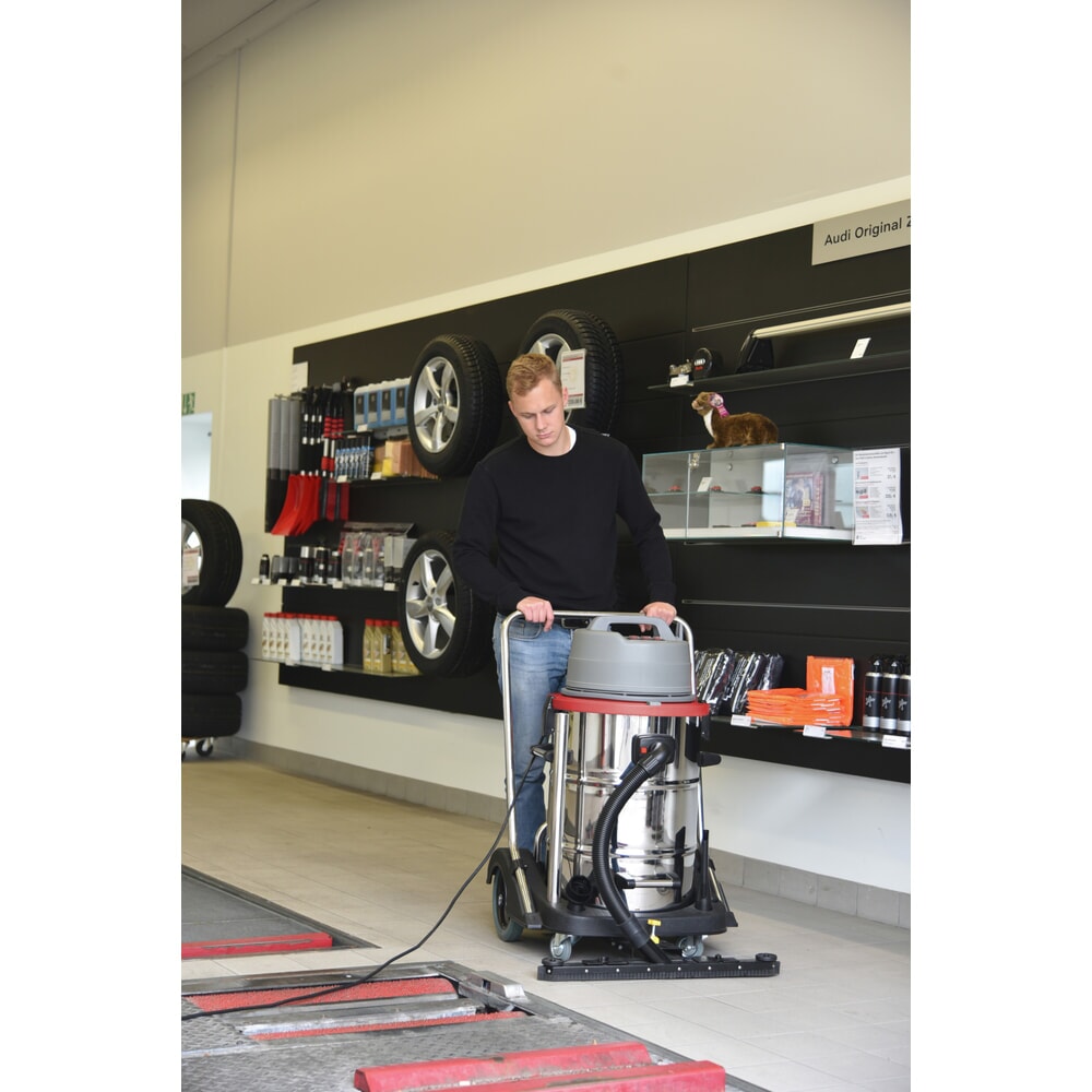 N° de l'image du produit 4 : Aspirateur eau et poussière SPRiNTUS, N 77/3 E, 3 moteurs de turbine commutables, volume du réservoir 77 litres