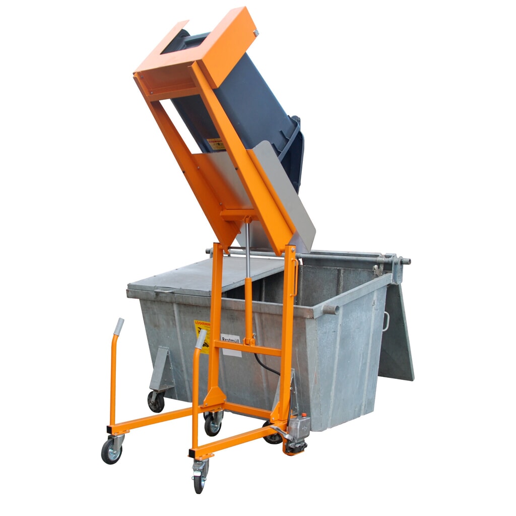 Station de basculement pour poubelles MKS, pompe à pied N° de l'image du produit 2 : Station de basculement pour poubelles MKS, pompe à pied