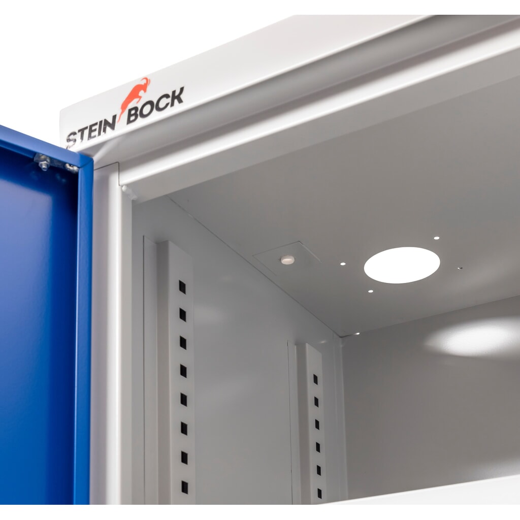 Armoire à produits chimiques Steinbock® , 4 bacs de rétention au sol selon StawaR, haut. x larg. x prof. 1 950 x 950 x 500 mm N° de l'image du produit 6 : Armoire à produits chimiques Steinbock® , 4 bacs de rétention au sol selon StawaR, haut. x larg. x prof. 1 950 x 950 x 500 mm
